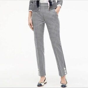 J. Crew Remi Pant in Gingham with Buttons